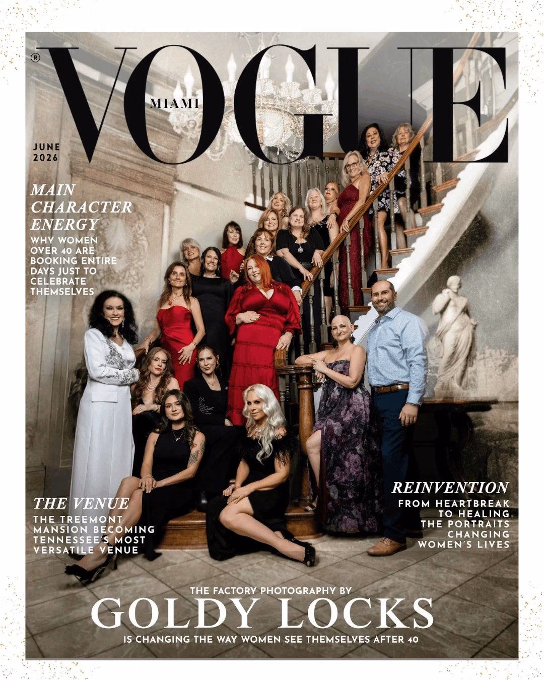 Vogue Miami coverage of the Goldy Locks’ 40 Over 40 gala